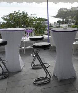 Location de tables, tables rondes, tables buffets